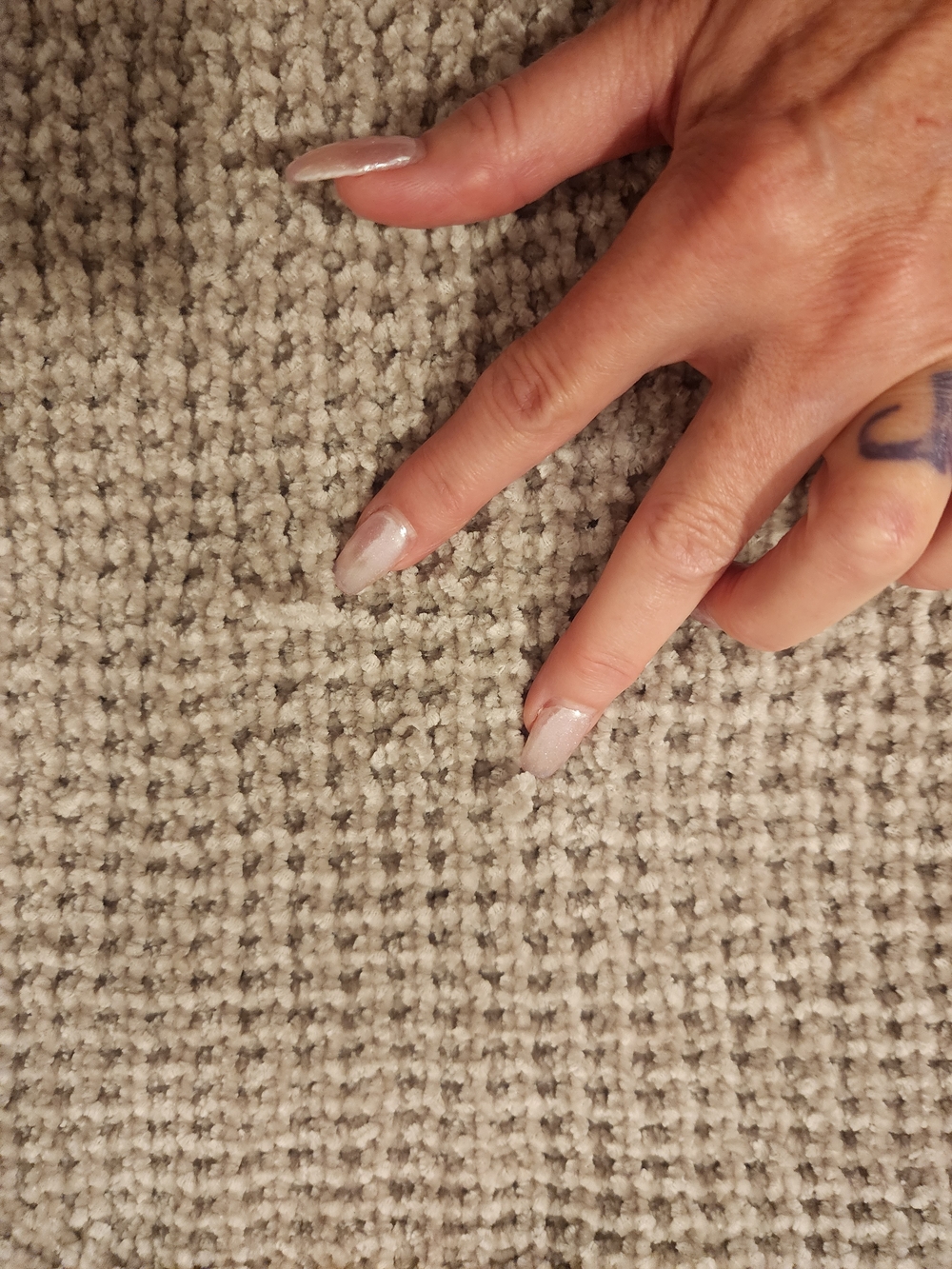 Altar'd State Chunky Knit Beige Cropped Sweater - Picture 5 of 7